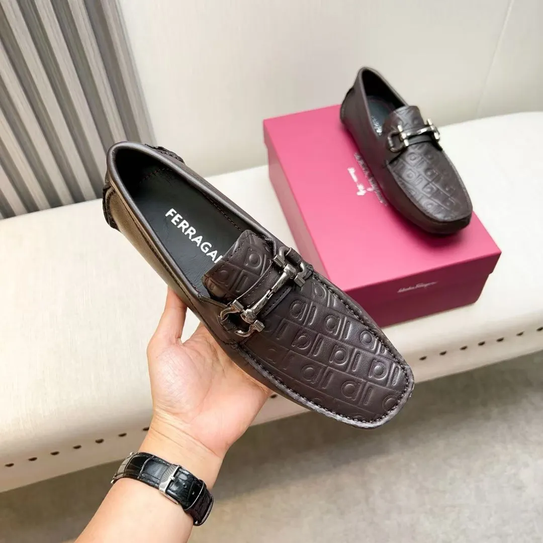 Men's men's shoes 💰620 Ferragamo new high-end quality 🔥 imported cowhide ➕ cowhide lining size 38-45